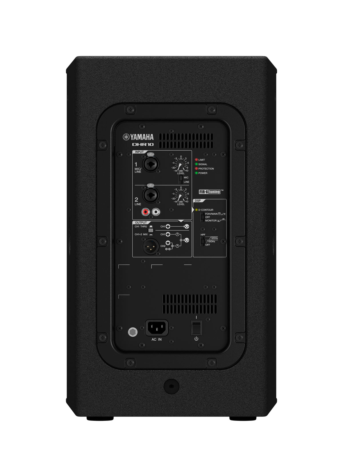 Powered full-range loudspeaker 90 x 60 (rotatable) black finish