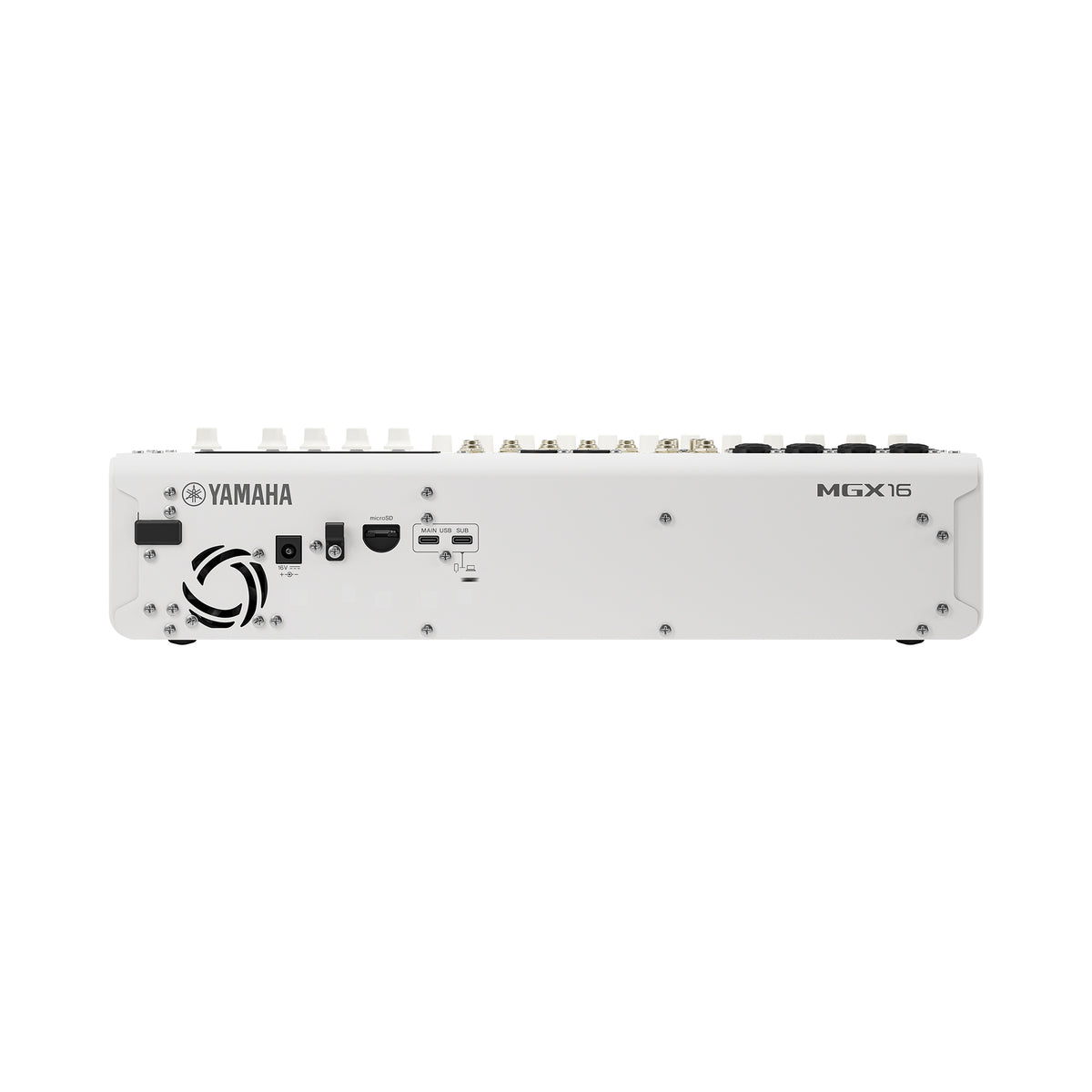 22ch Digital Mixing Console, dual USB-C audio interface, white finish
