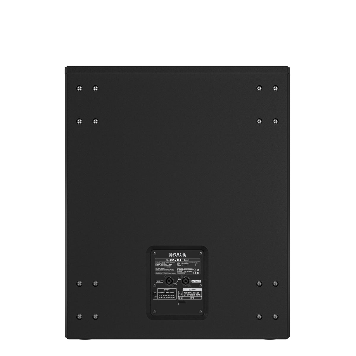 Passive 18 inch subwoofer 800W black wood finish