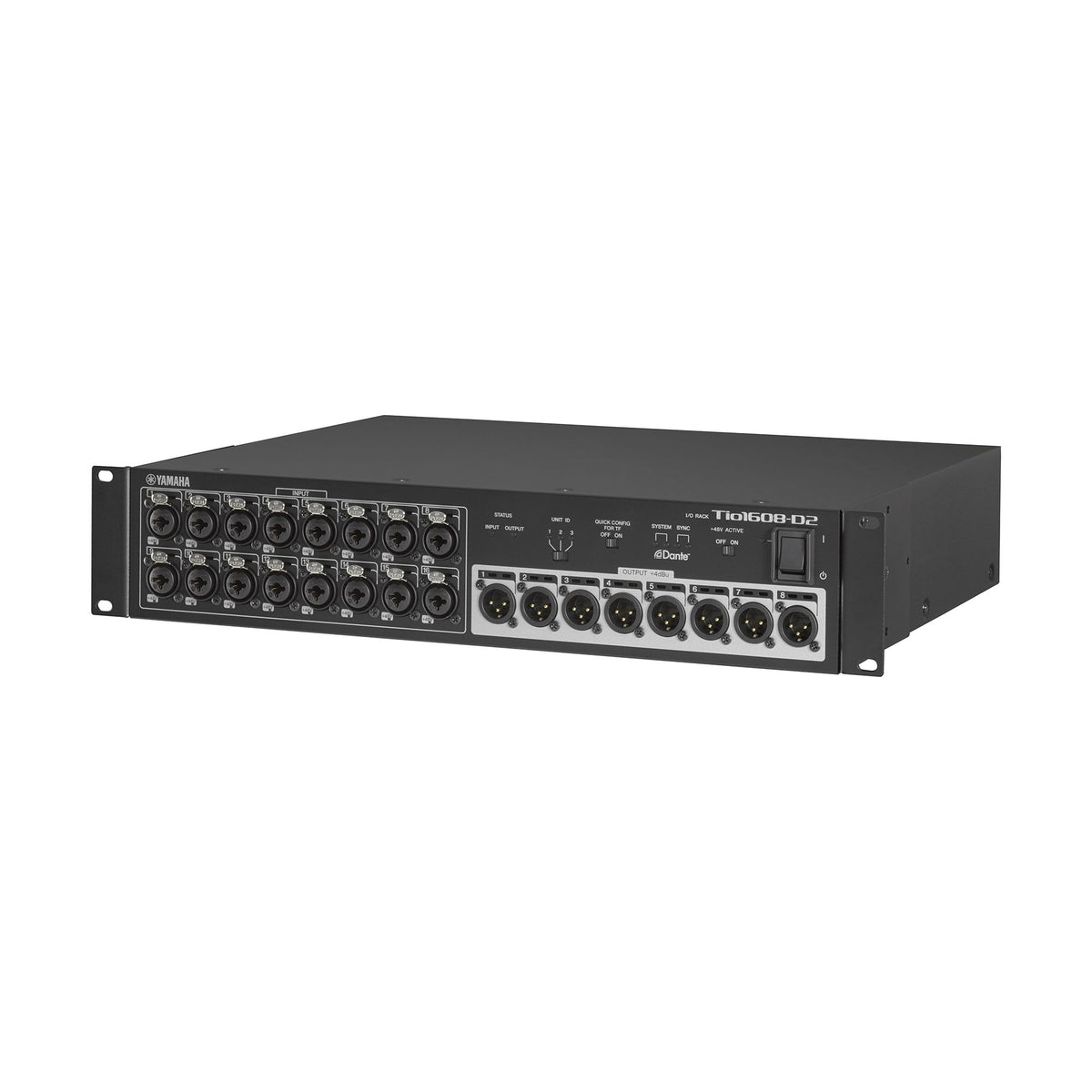 16 Input 8 Output Dante Stage Box 96 kHz