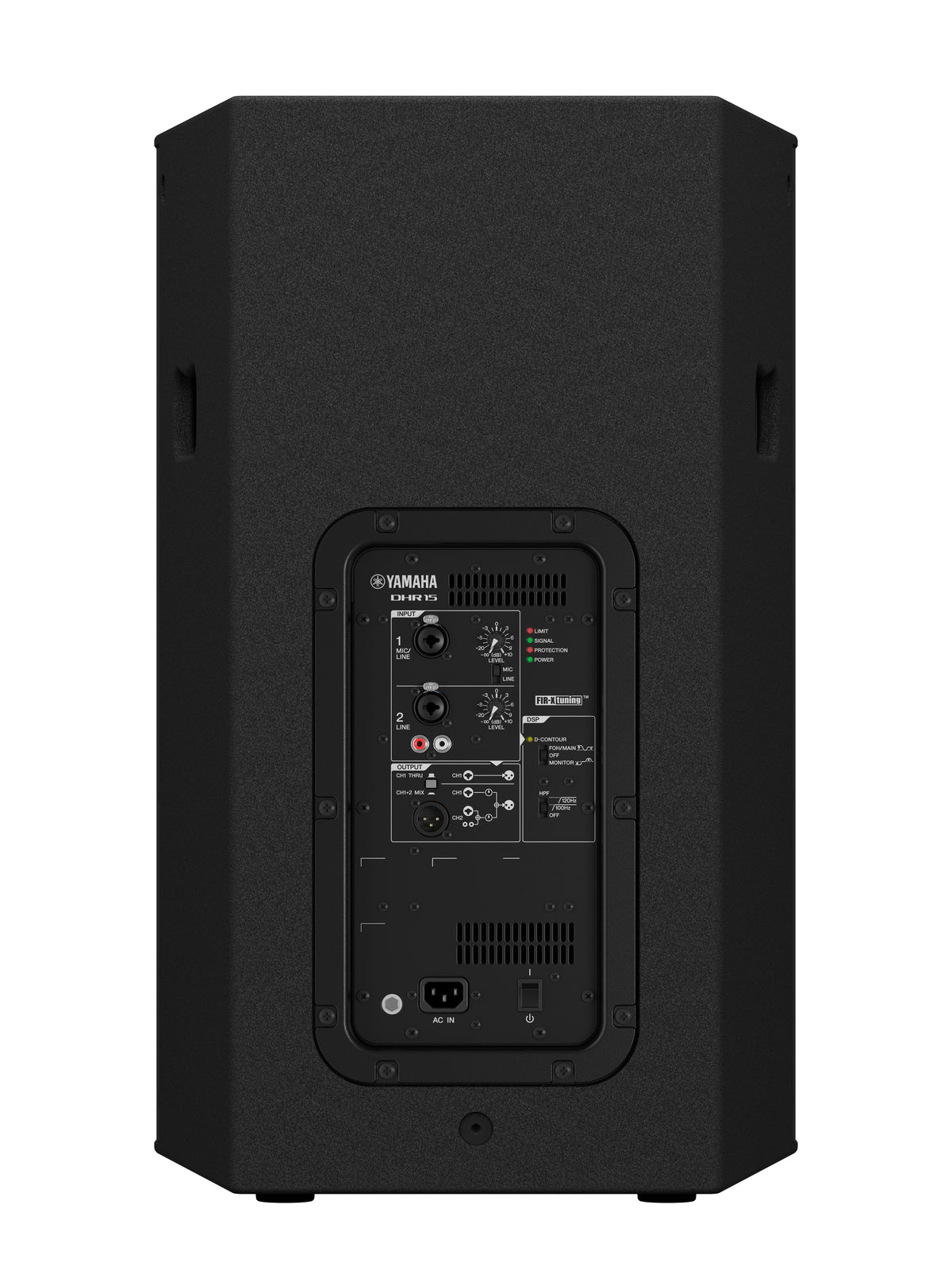 Powered full-range loudspeaker 90 x 60 black finish