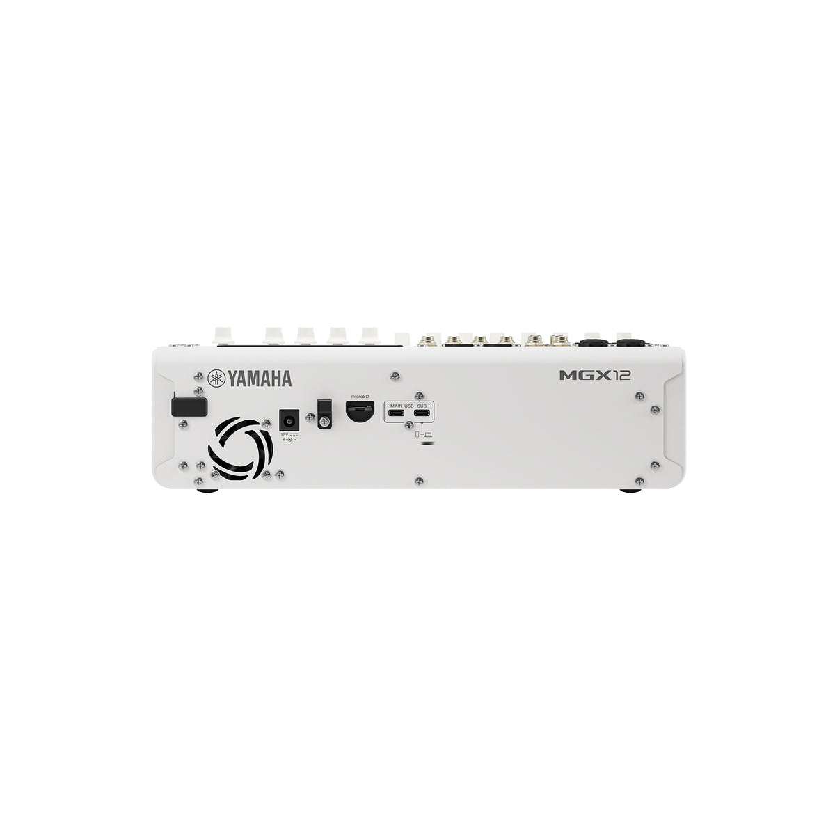 18ch Digital Mixing Console, dual USB-C audio interface, white finish
