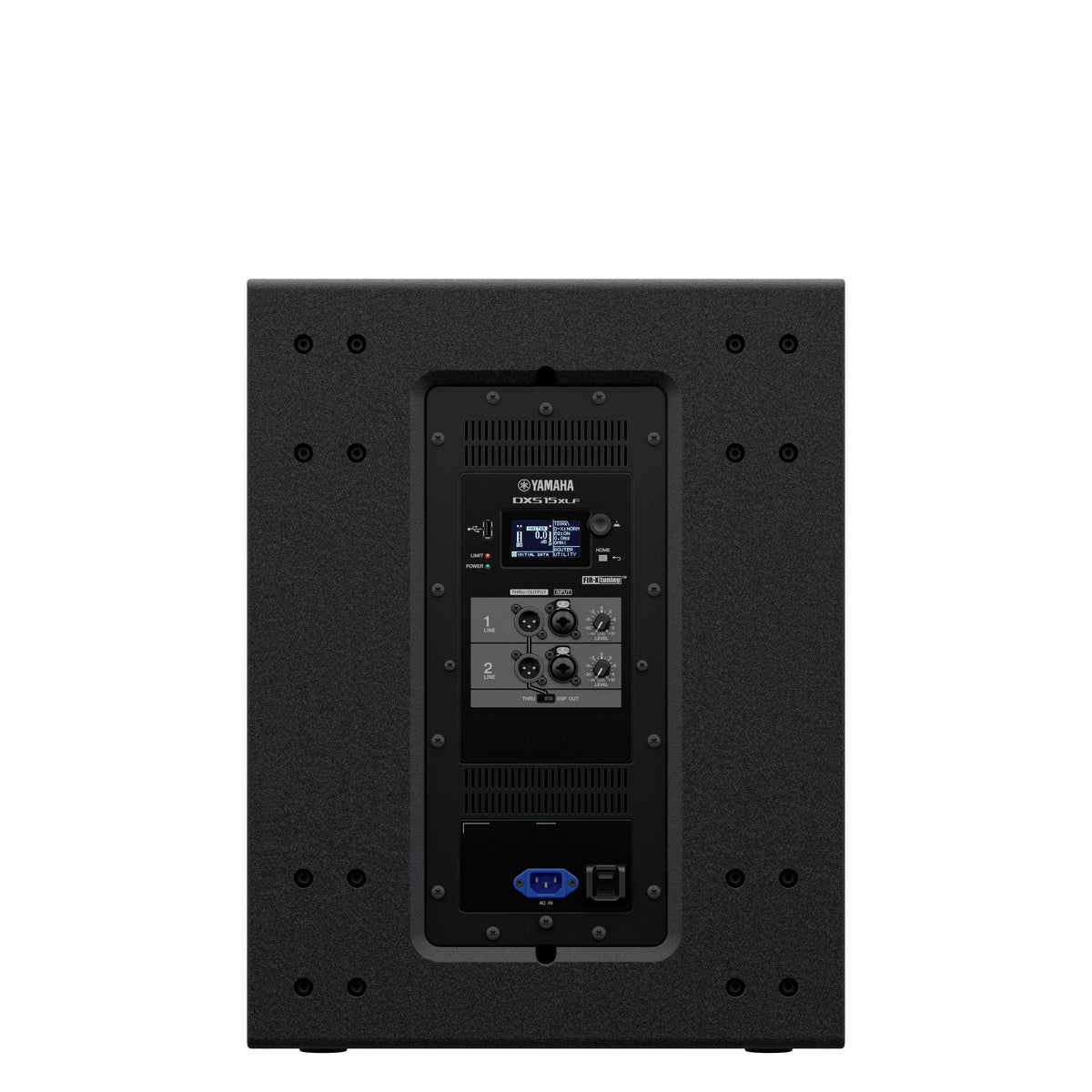 Powered subwoofer 1 x 15 1600W 33-150Hz 1-3/8 pole mount black finish