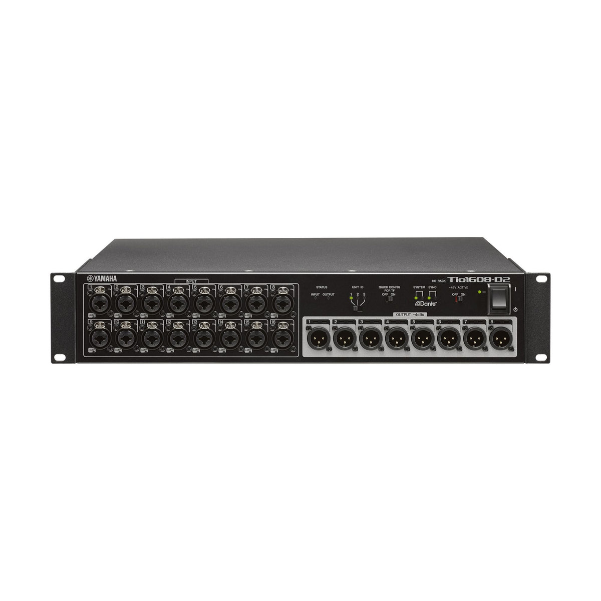 16 Input 8 Output Dante Stage Box 96 kHz
