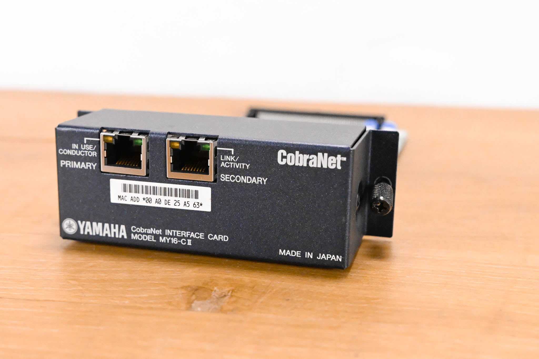 Yamaha MY16-CII CobraNet Network I/O Card
