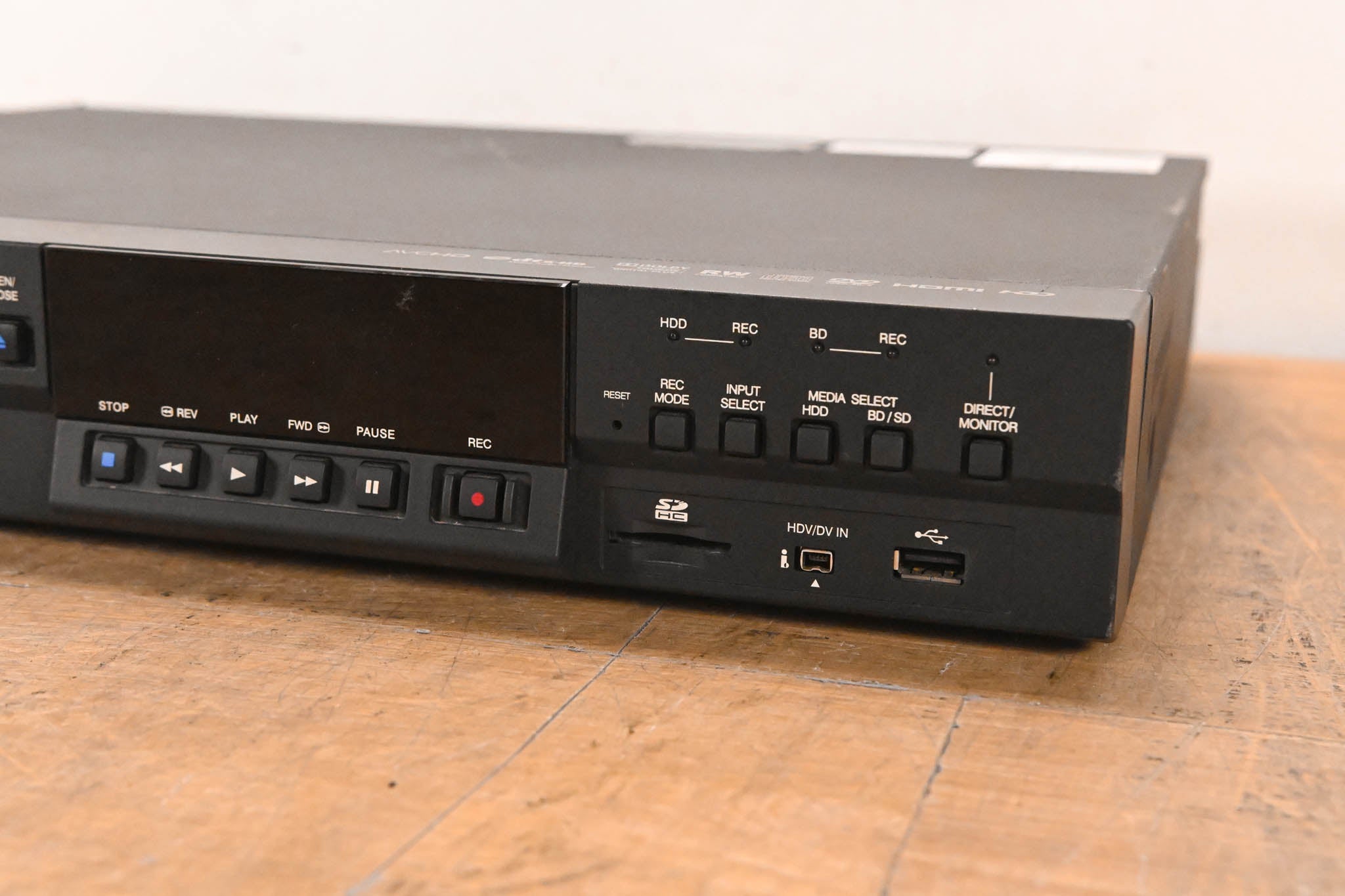 JVC SR-HD2500US Blu-Ray Disc & HDD Recorder with HD-SDI