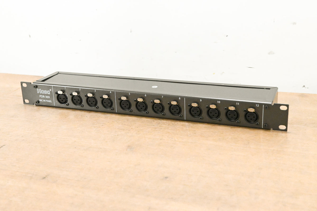 Hosa PDR-369 XLR3F to XLR3M Patch Bay