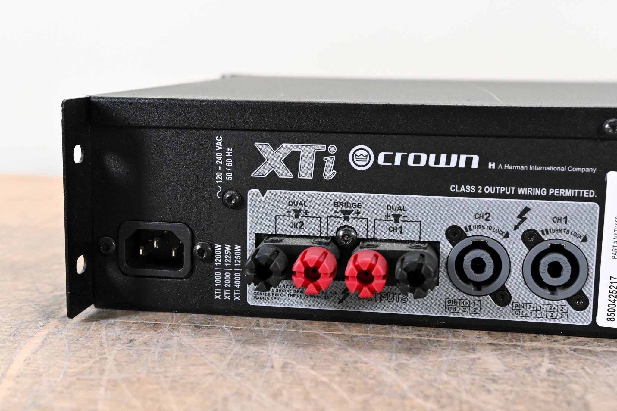 Crown XTi 4000 Stereo Power Amplifier with DSP