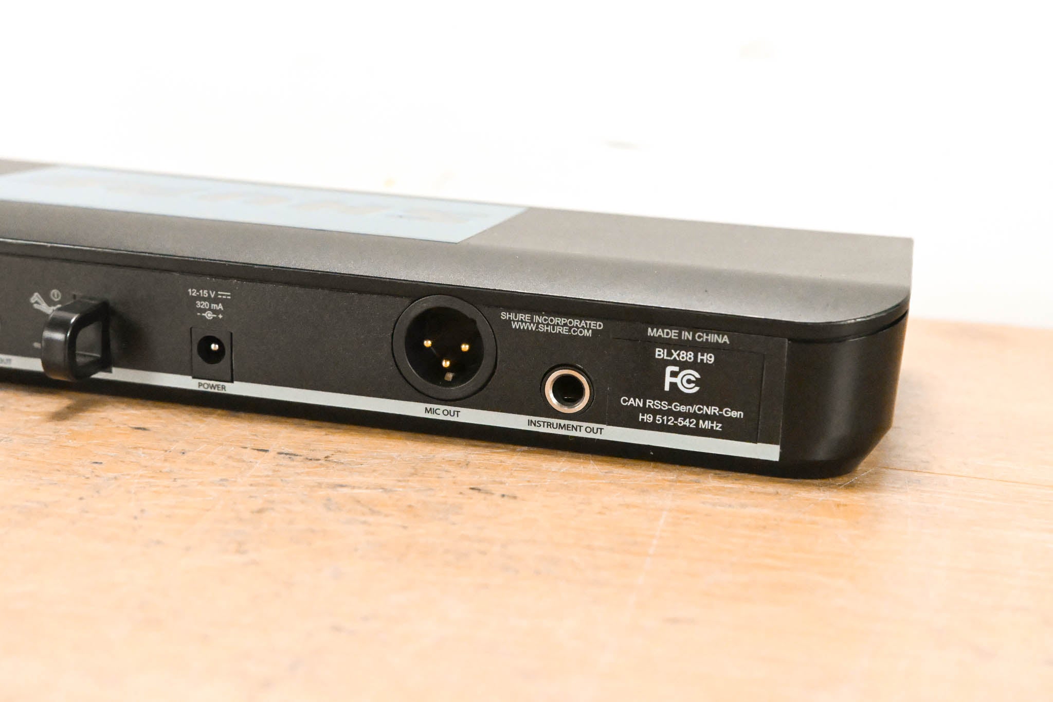 Shure BLX88 Dual Channel Wireless Receiver - H9 Band (NO POWER SUPPLY)