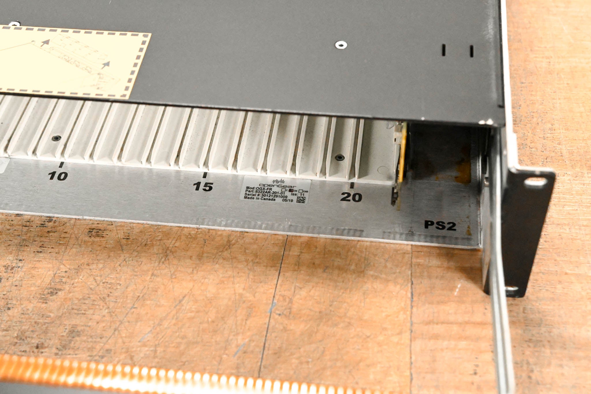 Ross OGX-FR openGear Frame with MFC-0G3-N Controller