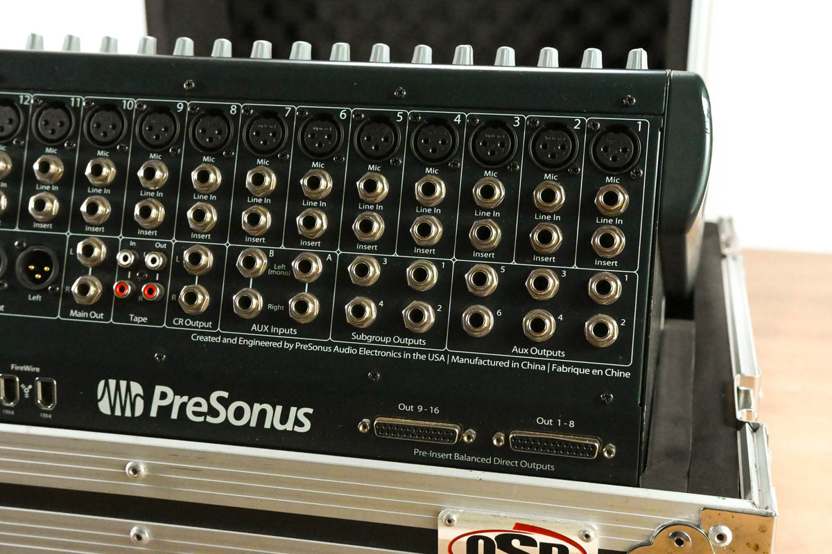 PreSonus StudioLive 16.4.2 16-Channel Digital Audio Mixer w/ Road Case