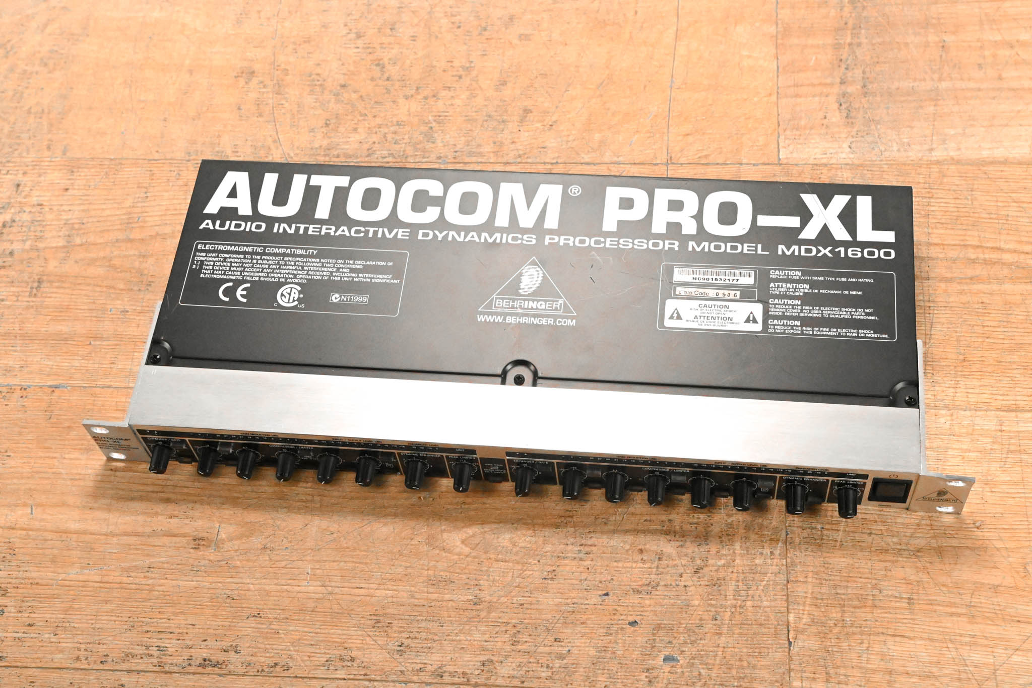 Behringer AUTOCOM Pro-XL MDX1600 Audio Interactive Dynamics Processor