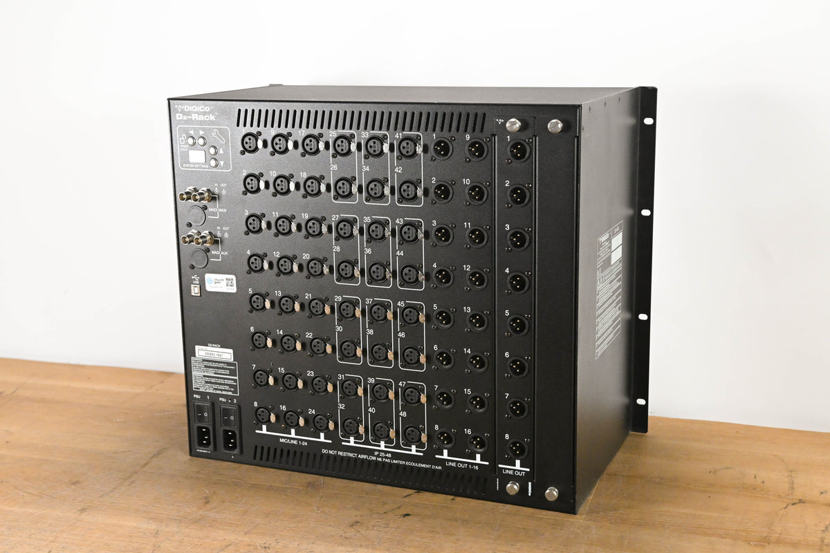 DiGiCo D2-Rack 48-Input, 24-Output Digital Stage Box