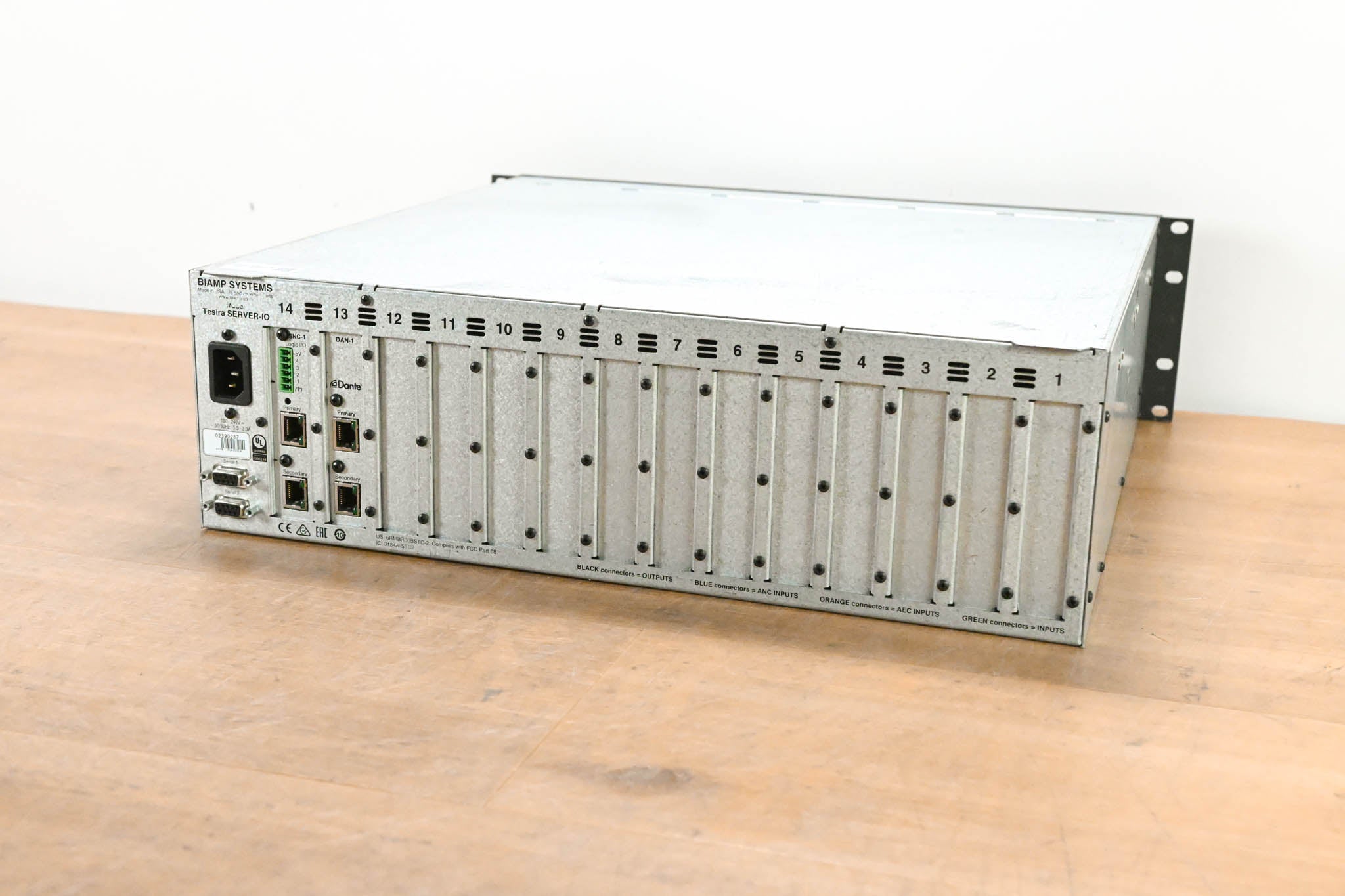 Biamp Tesira SERVER-IO Digital Audio Network Server