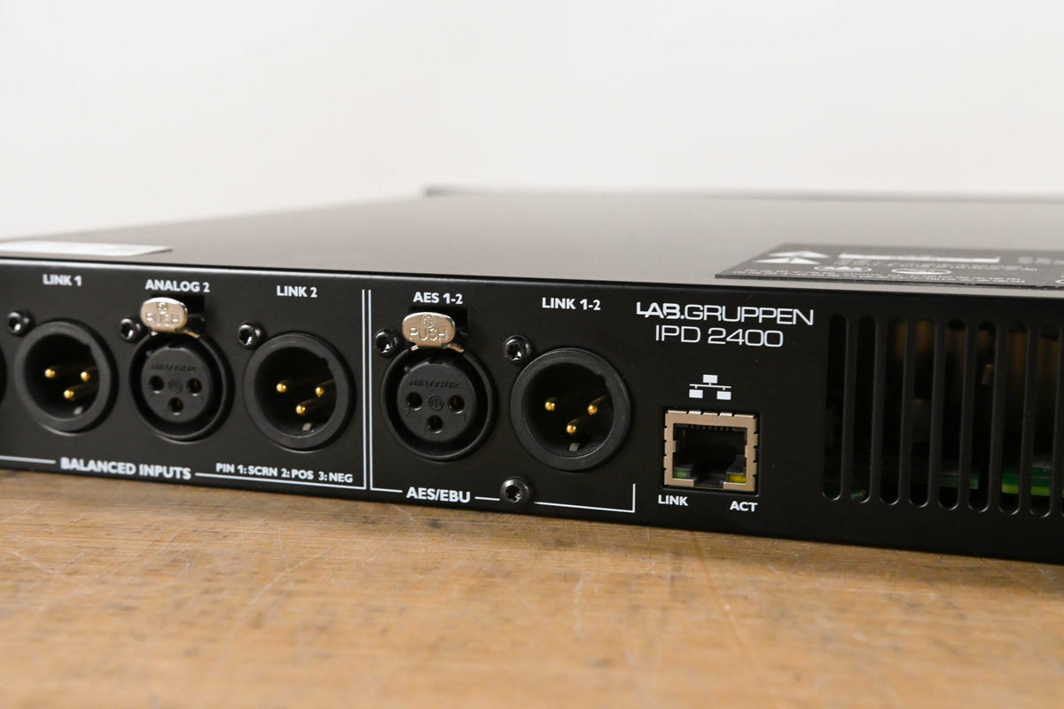 Lab Gruppen IPD 2400 2400W 2-Channel DSP-Controlled Power Amplifier