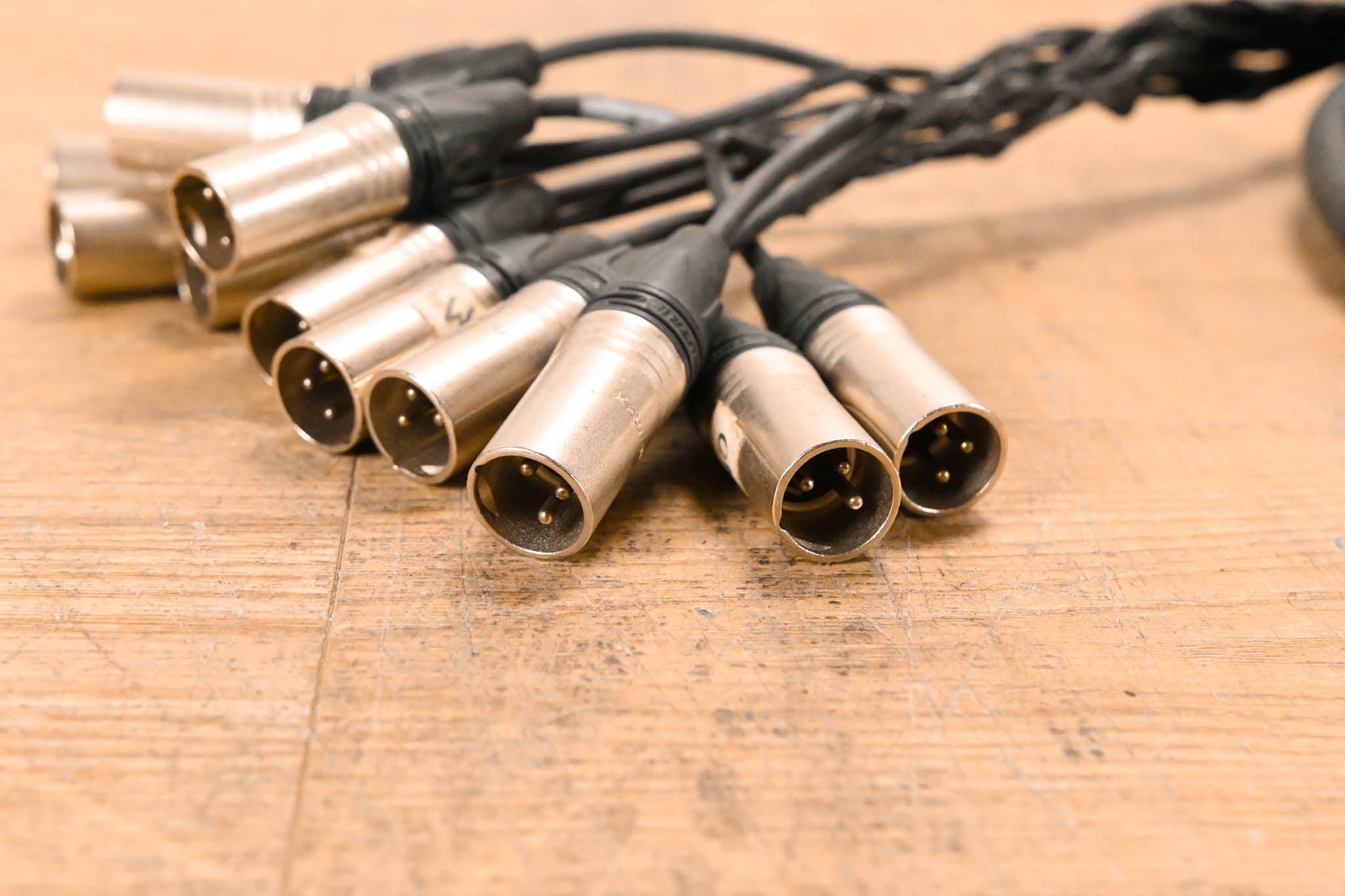 Unbranded 37-Pin CPC Female Connector to (12x)XLRM Cable - 75ft
