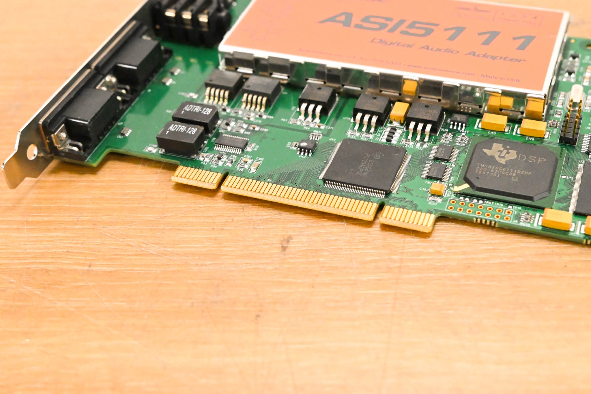AudioScience ASI5111 Analog & AES/EBU PCI Broadcast Sound Card