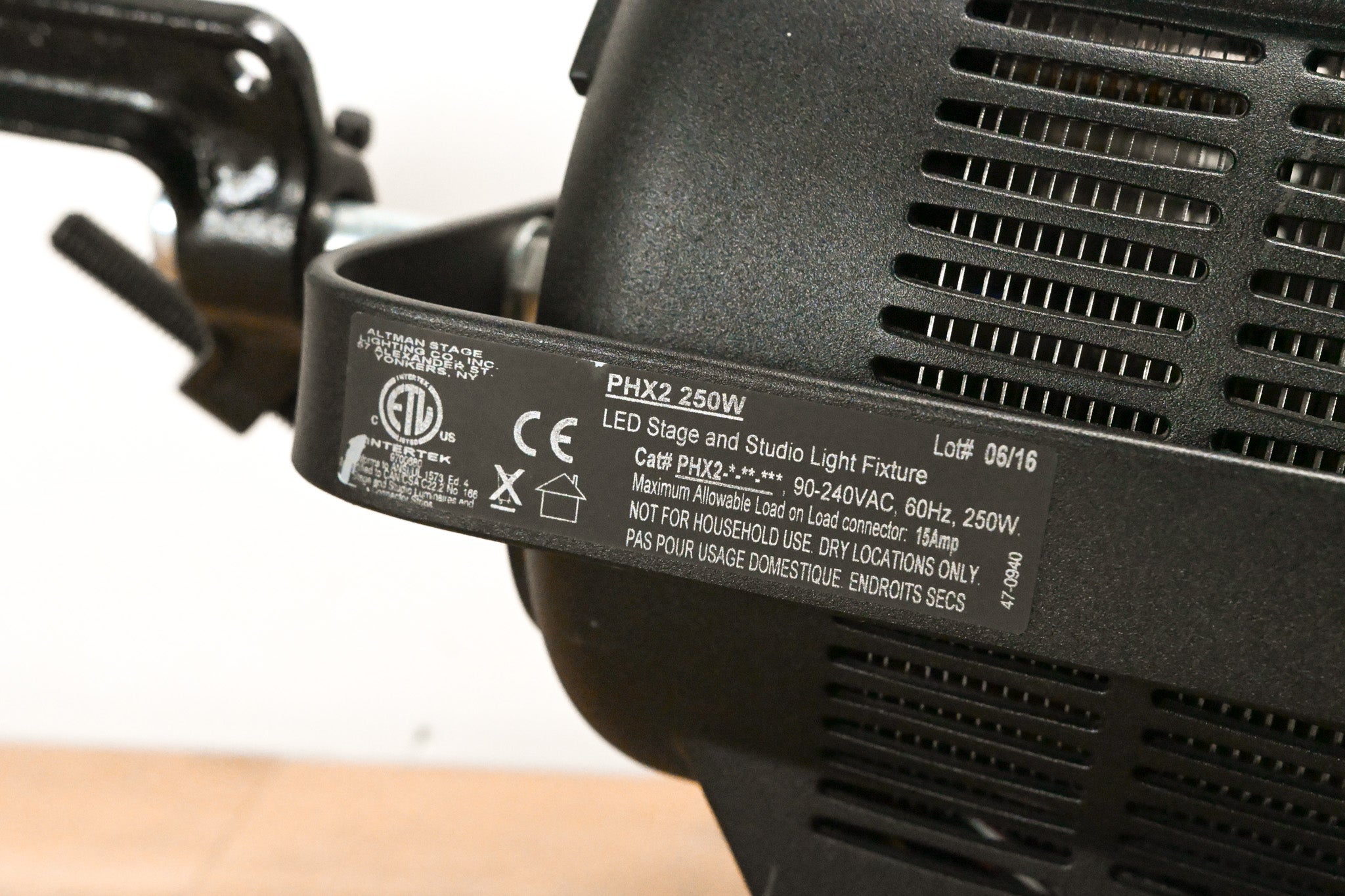 Altman PHX 250W 3000K LED Profile Spot 19 Degree Ellipsoidal Light