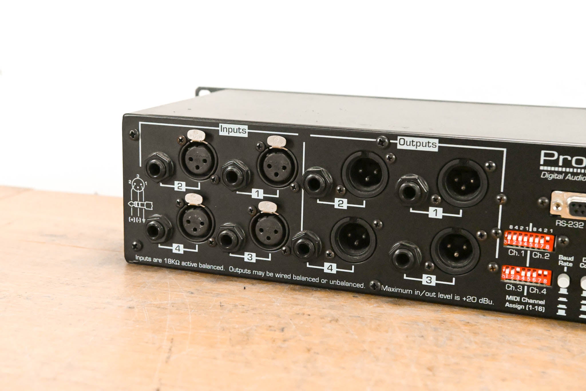 Ashly Protea 4.24GS 4-Channel Digital Graphic Equalizer Slave