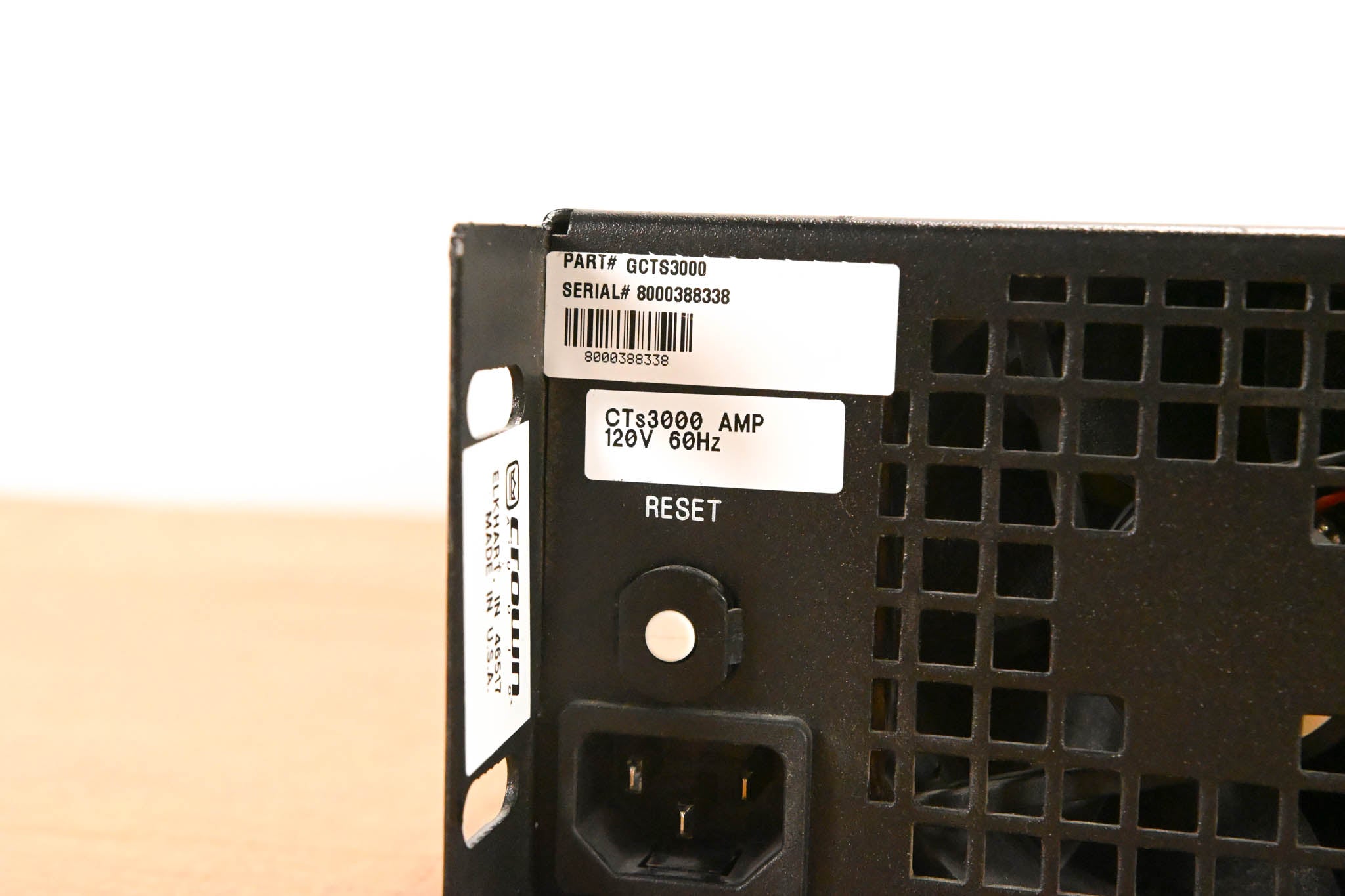 Crown CTs 3000 Two-Channel 1500W Power Amplifier