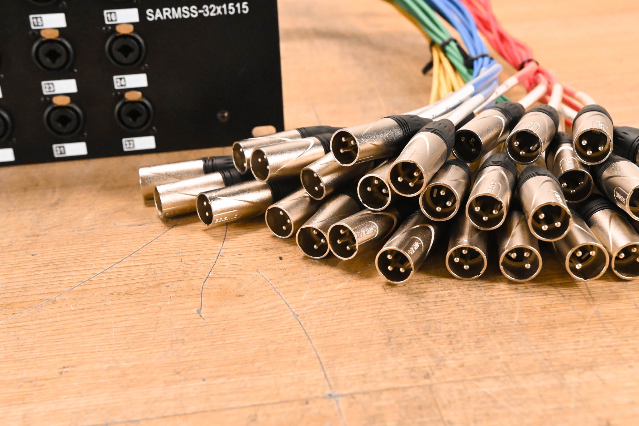 Seismic Audio SARMSS-32x1515 - 32-CH XLR TRS Combo Splitter Snake Cable