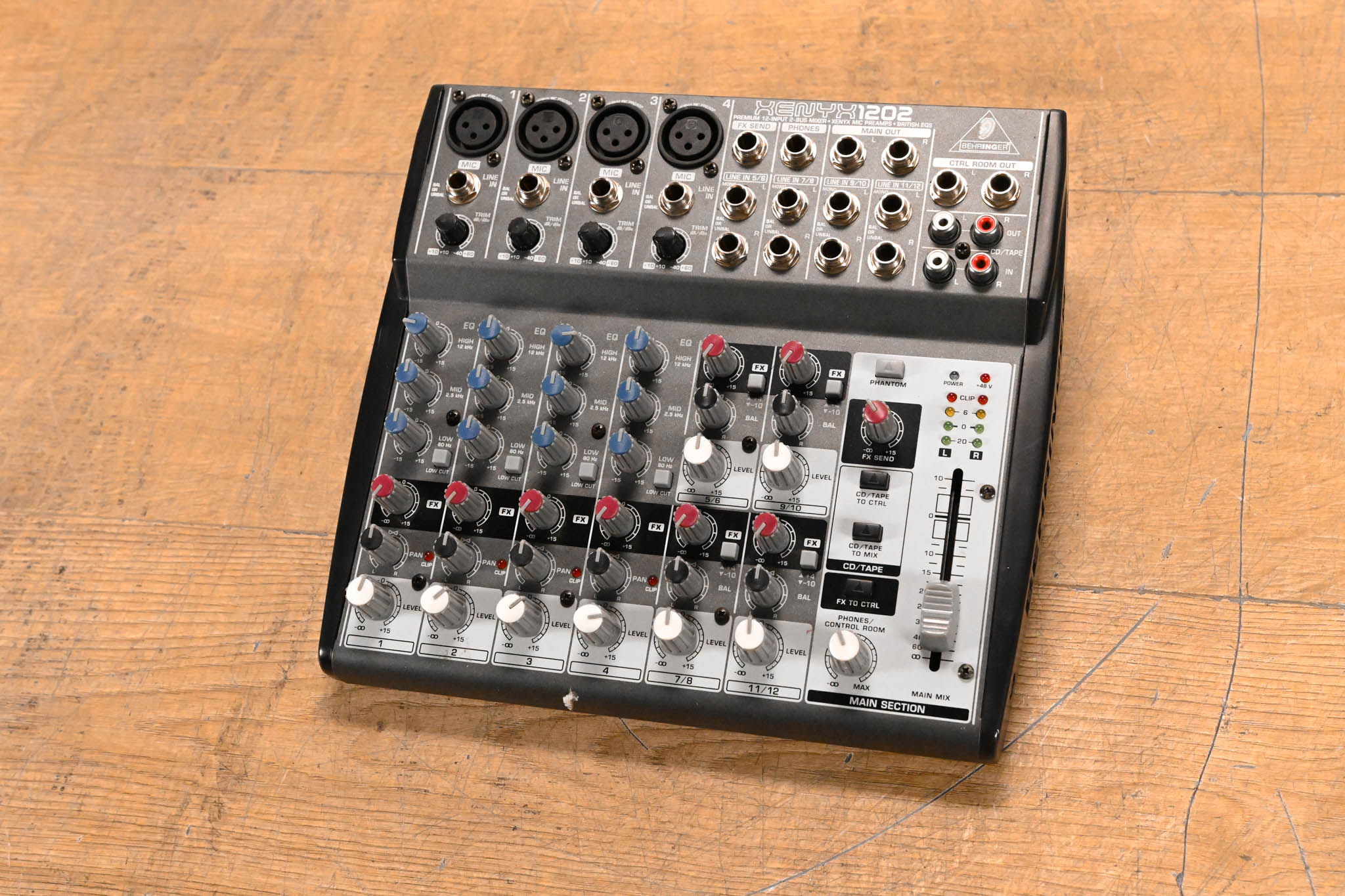Behringer XENYX 1202 12-Input 2-Bus Mixer (NO POWER SUPPLY)