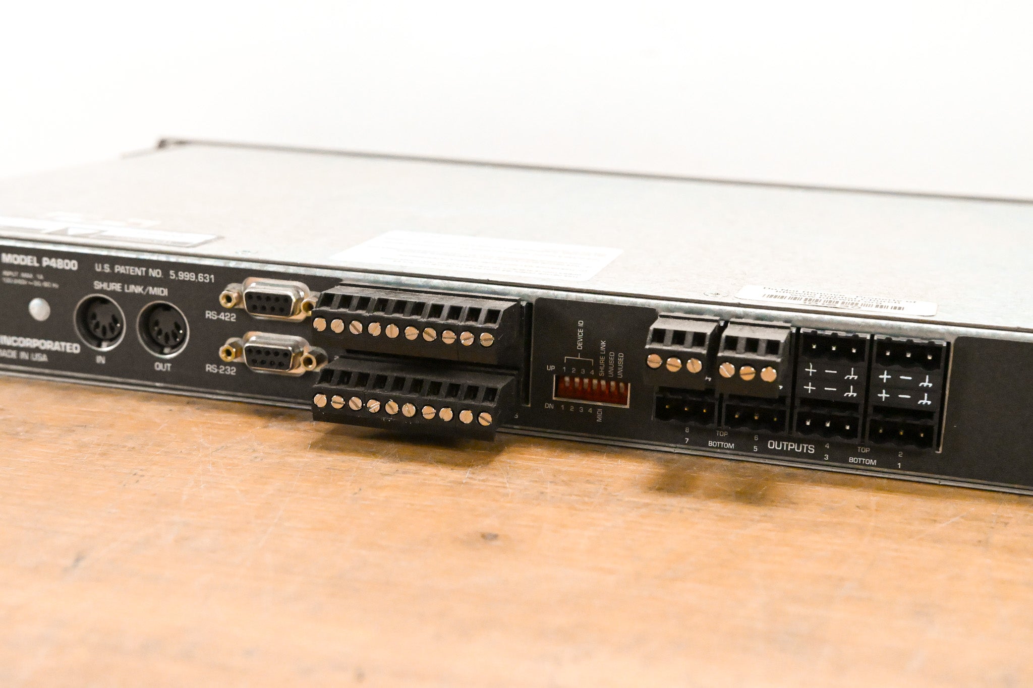 Shure P4800 4x8 Digital Signal Processor
