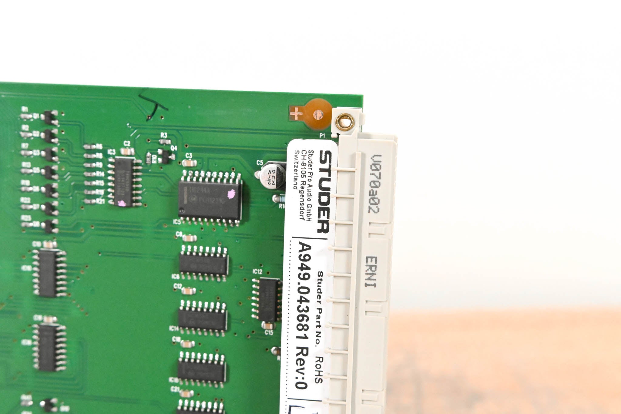 Studer GPIO Card GPIO Card with Relay Outputs