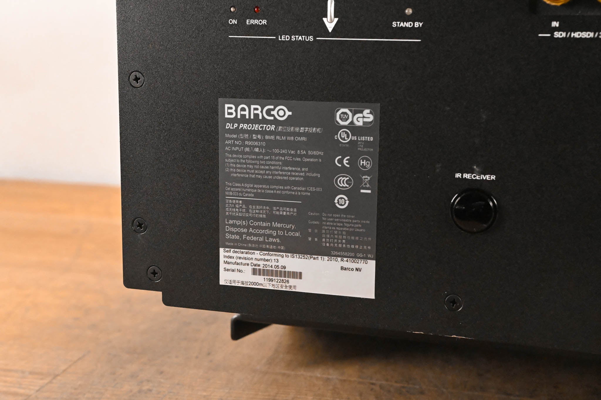 Barco RLM-W8 8,000 Lumen WUXGA Large Venue Projector