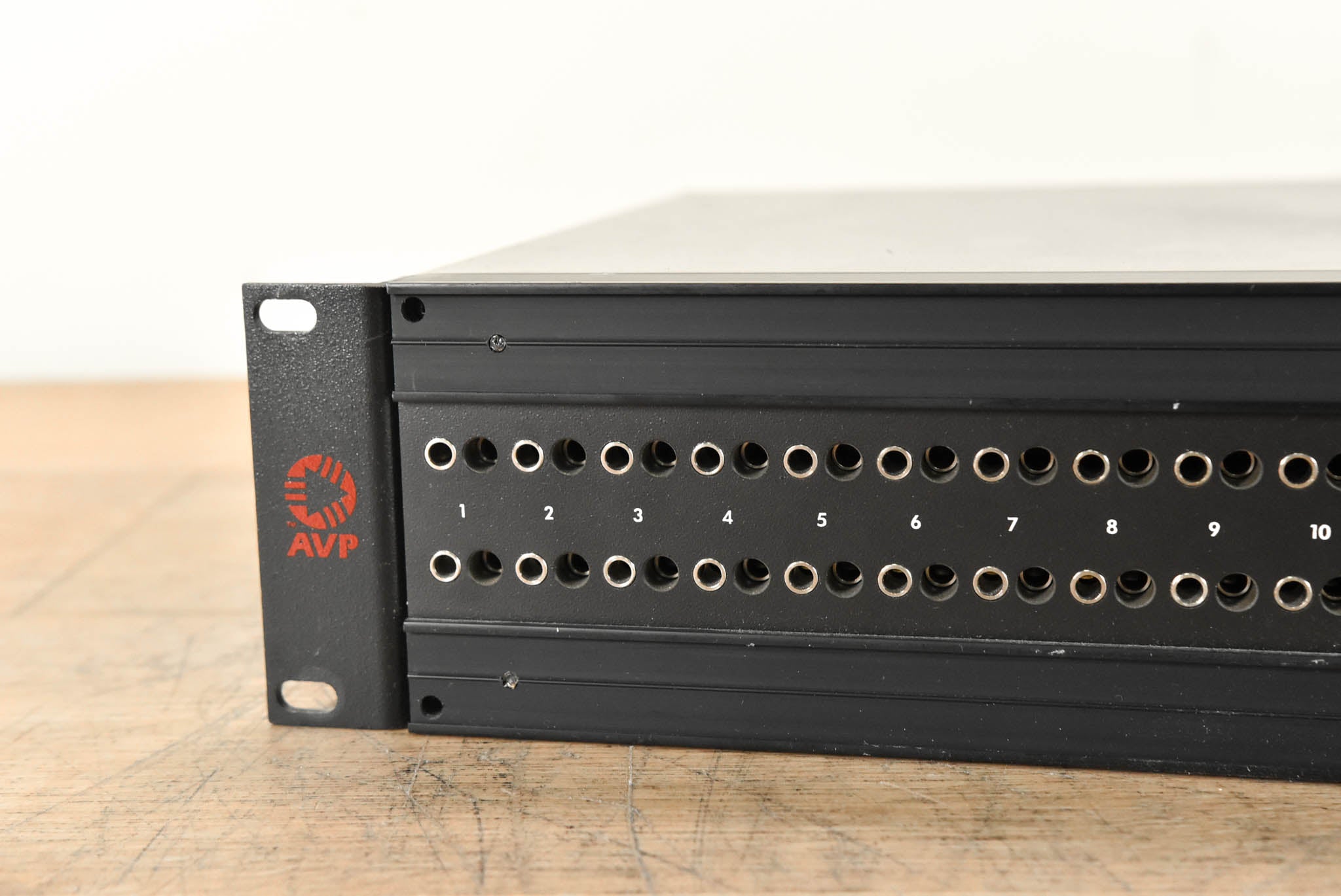 AVP JR-48N 2RU Patch Panel with 24 Send/Receive Circuit Pairs