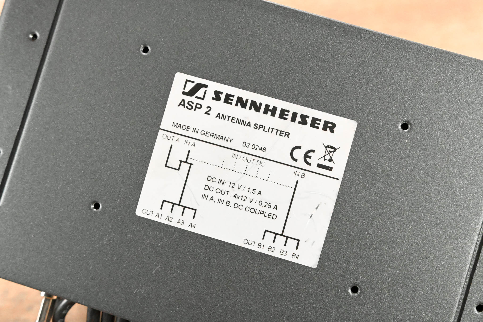 Sennheiser ASP 2 Antenna and Power Distribution System (NO POWER SUPPLY)