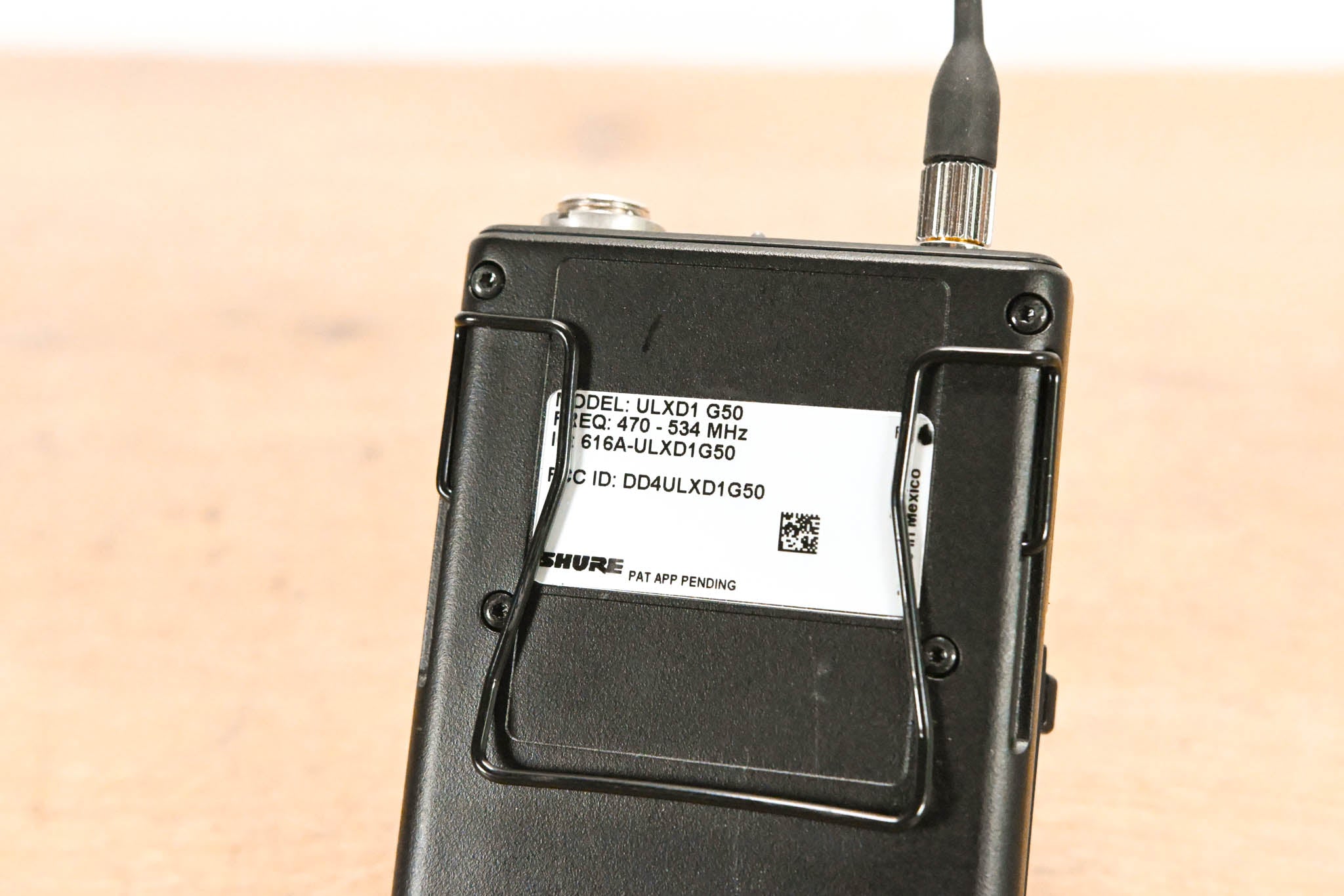 Shure ULXD1 Digital Bodypack Transmitter - G50 Band: 470-534 MHz