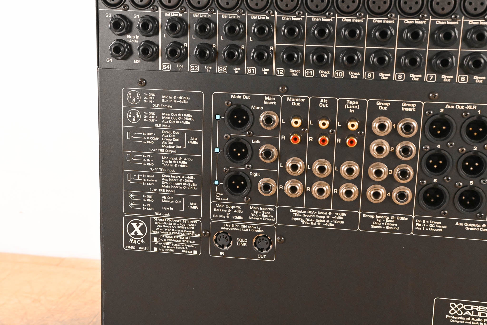 Crest Audio X20RM 12-Mix Monitor Console