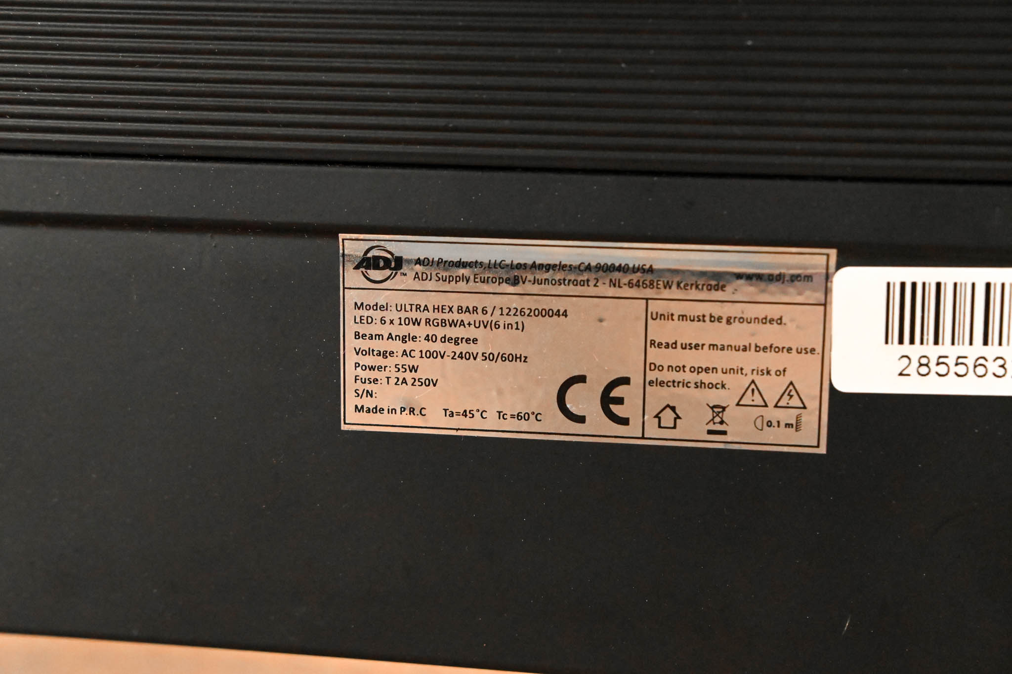 ADJ Ultra Hex Bar 6 LED Linear Fixture