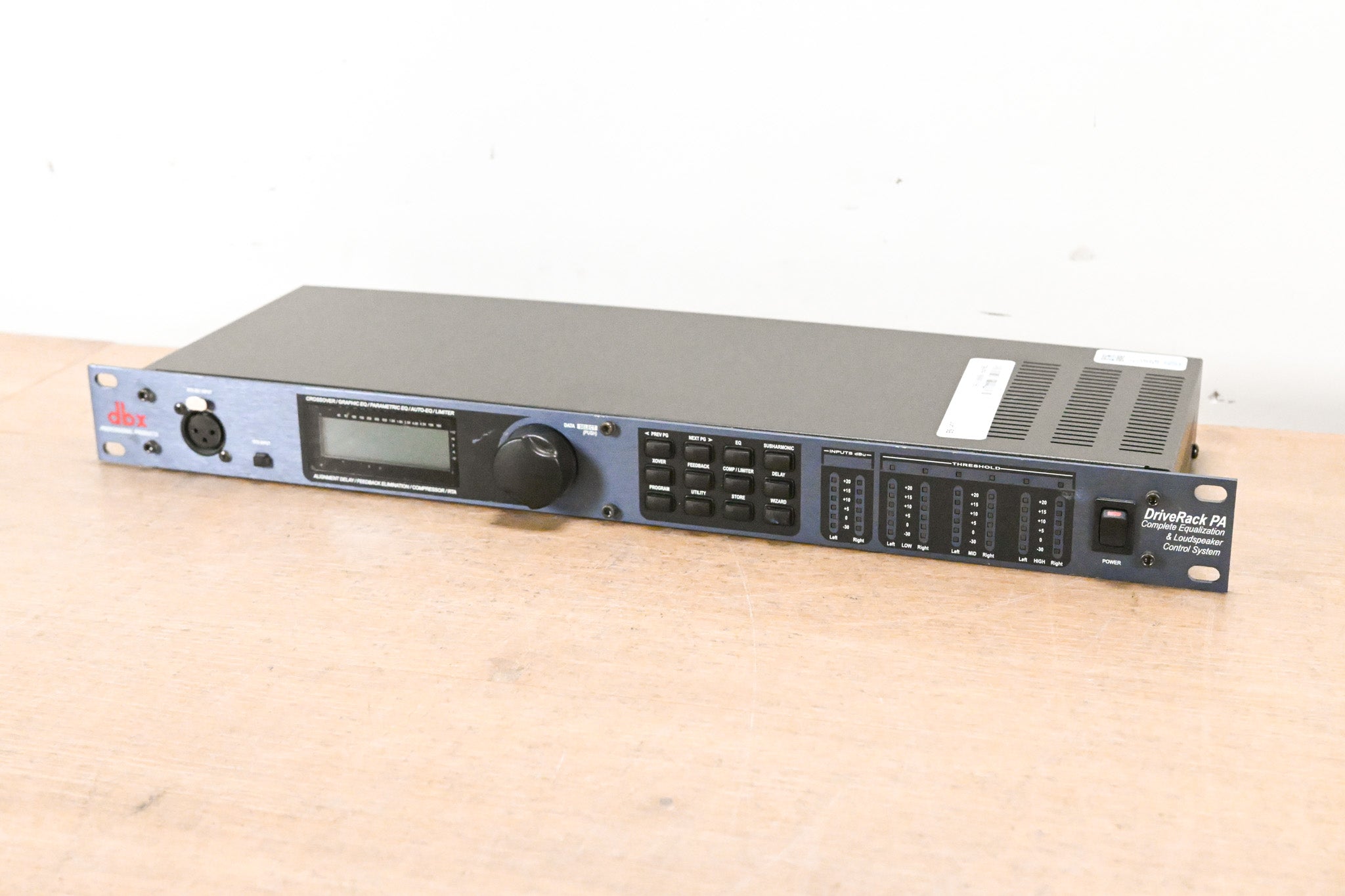 dbx DriveRack PA Complete Equalization and Loudspeaker Control System