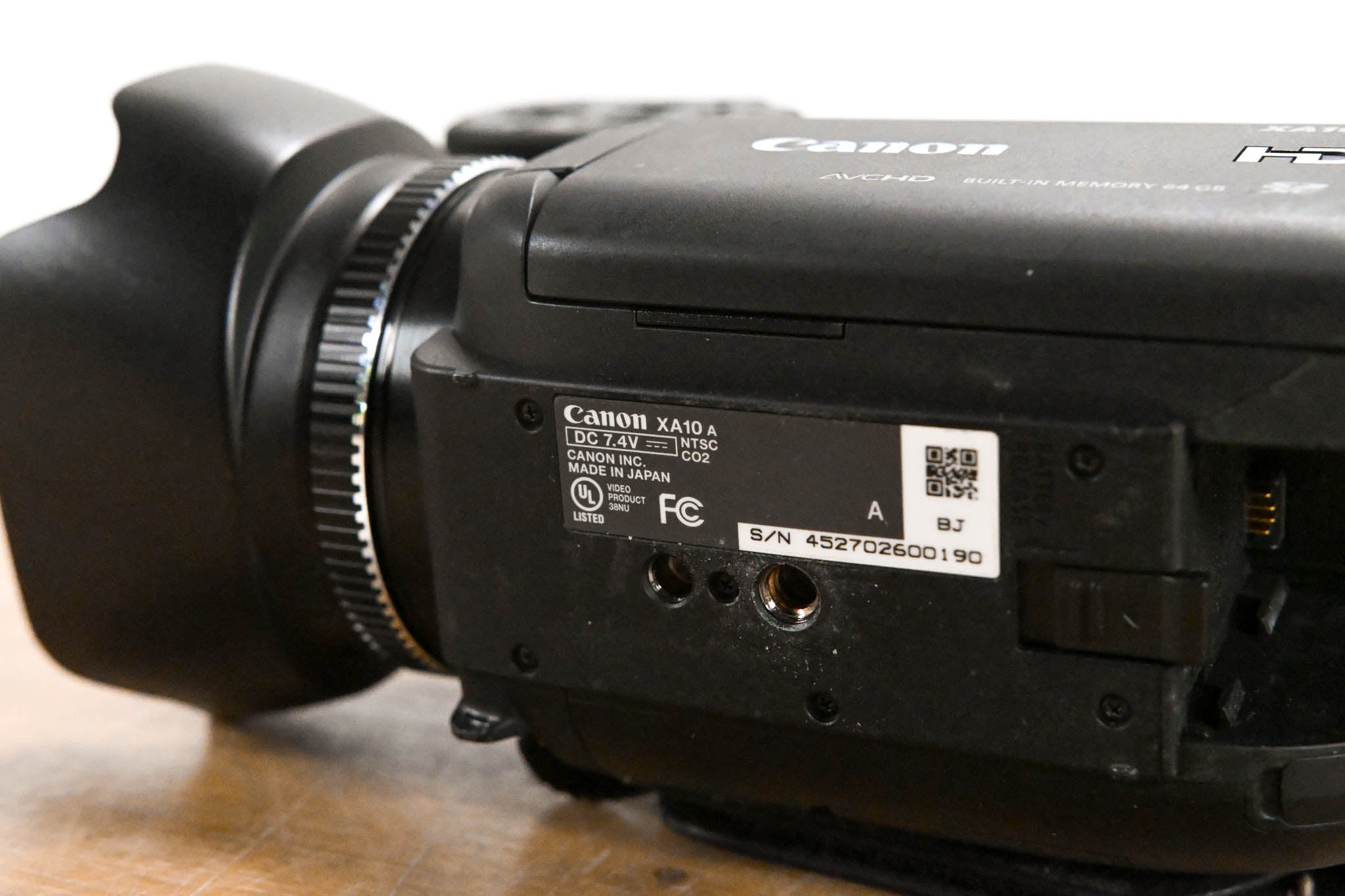 Canon XA10 Full HD Professional Camcorder with XLR Handle