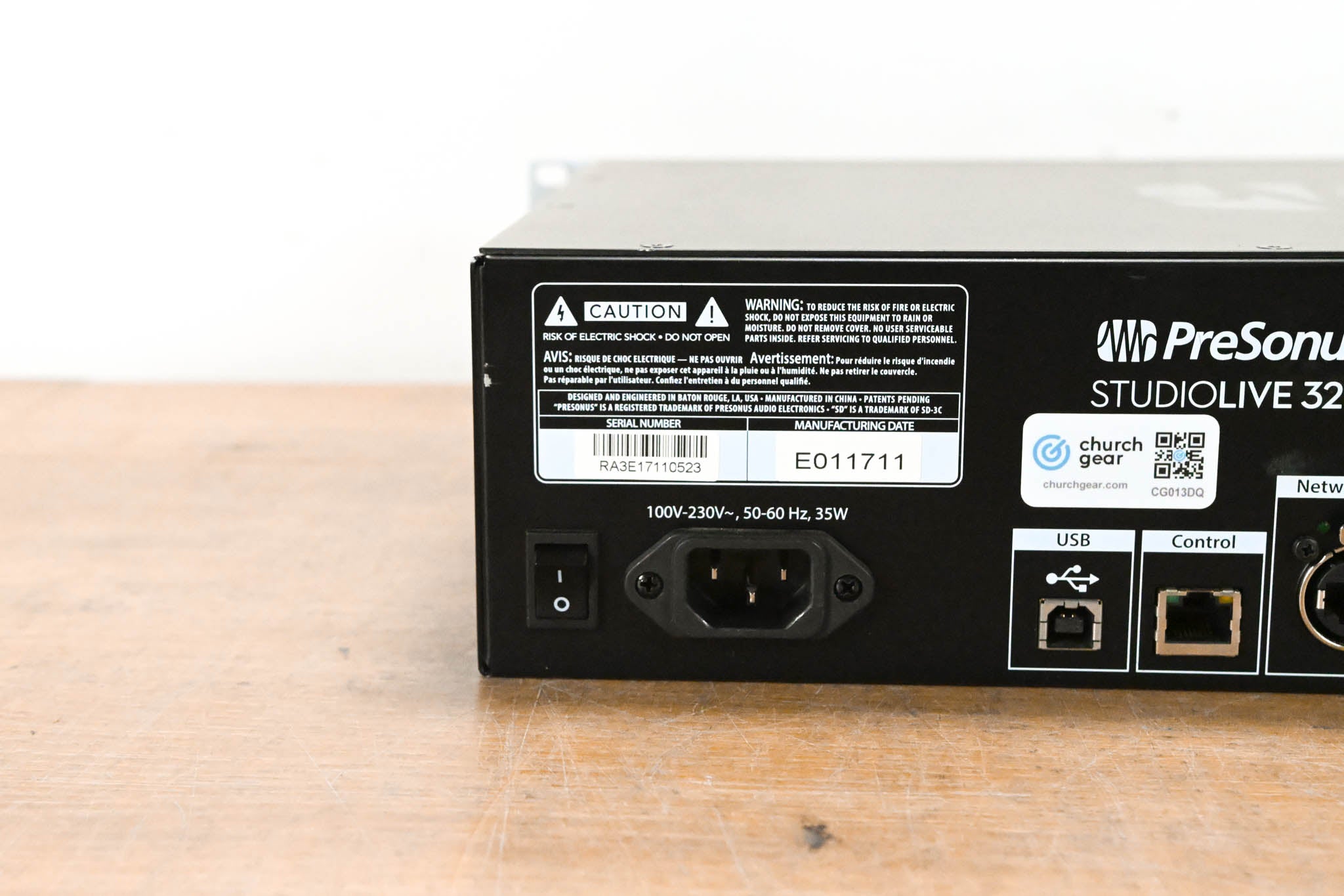 PreSonus StudioLive 32R 32-Channel Rackmount Digital Mixer