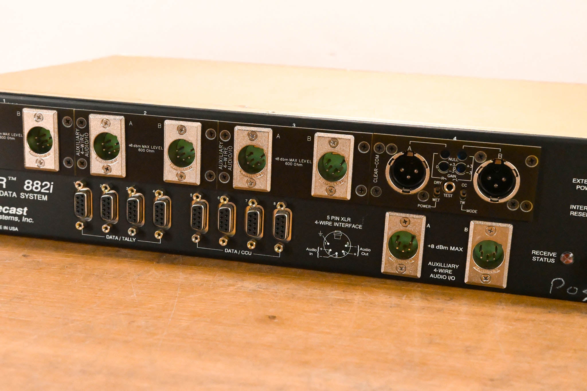 Telecast Fiber Systems Adder 882i Fiber Intercom Data System (NO PSU)