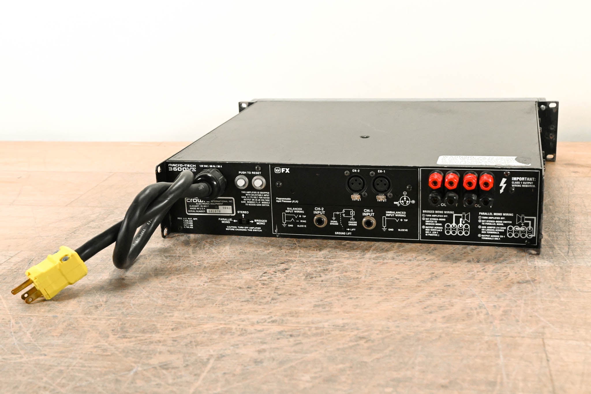 Crown Macro-Tech 3600VZ 2-Channel Power Amplifier