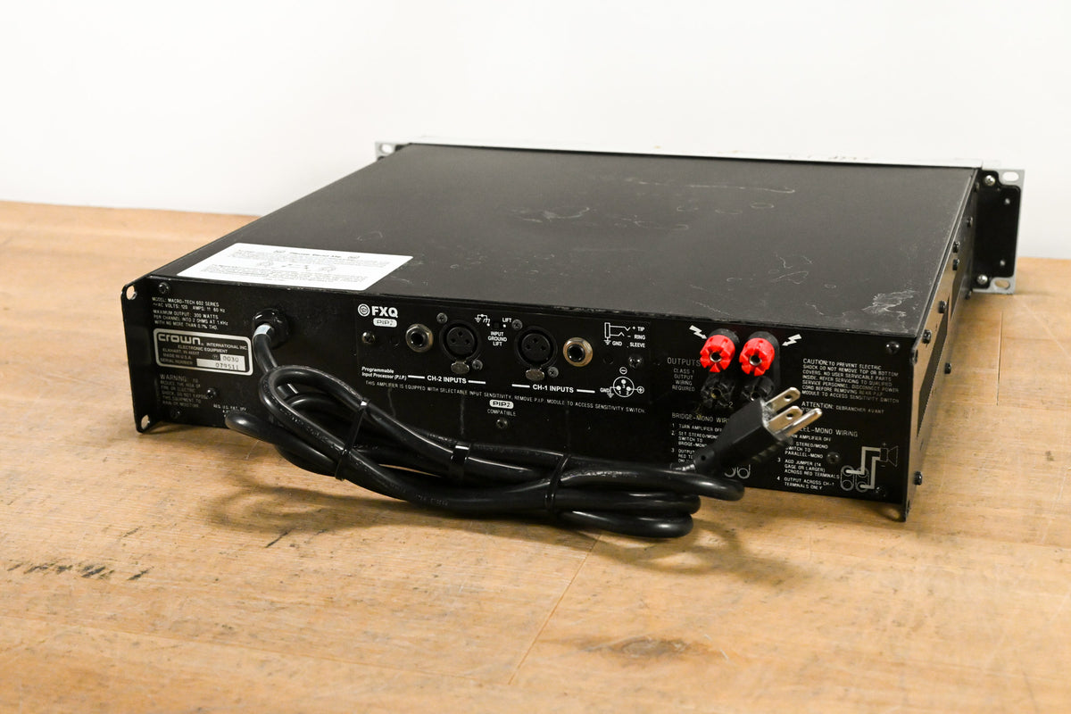 Crown Macro-Tech 602 2-Channel Power Amplifier
