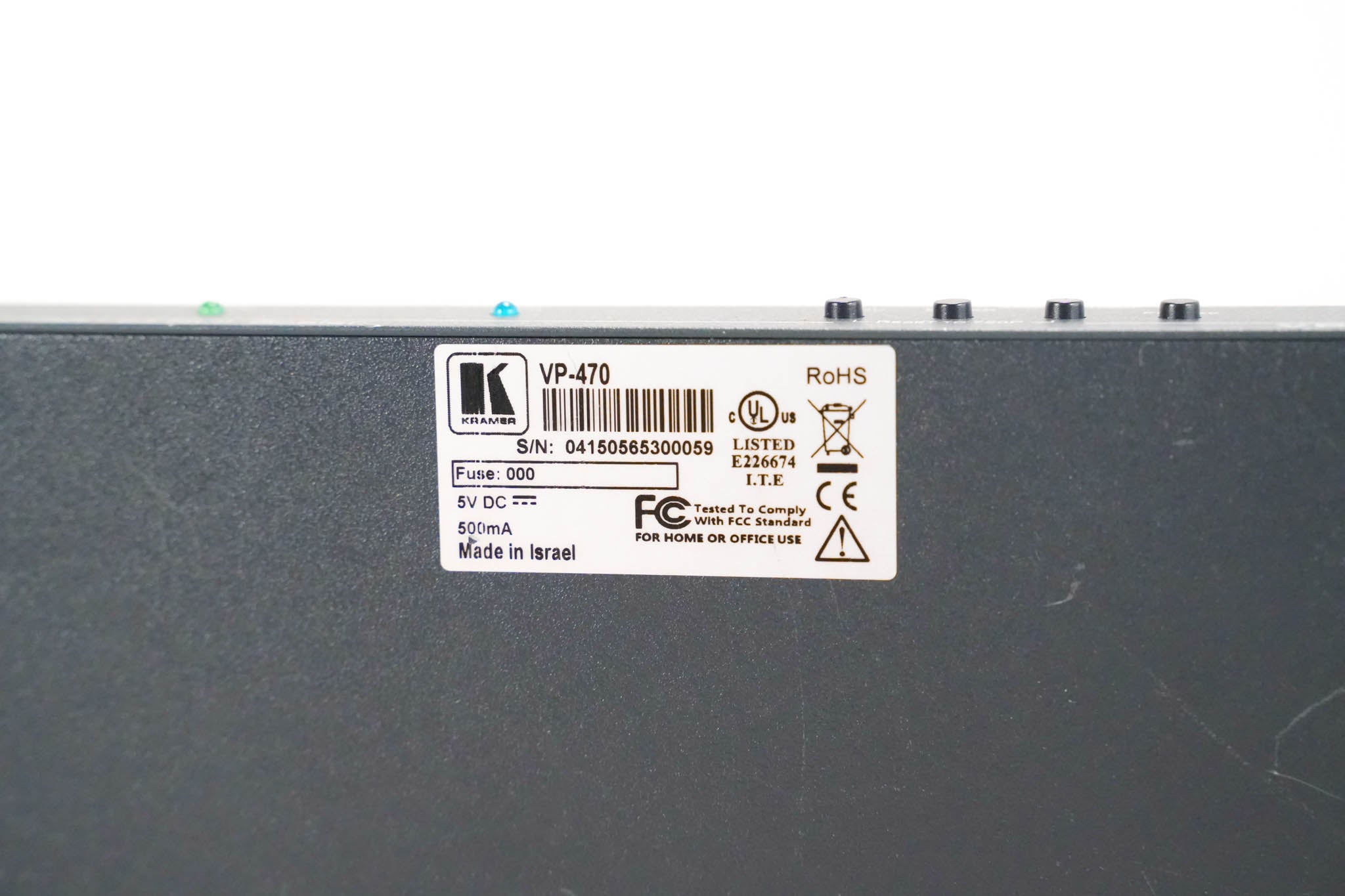 Kramer VP-470 3G HD–SDI ProScale Digital Scaler (NO POWER SUPPLY)