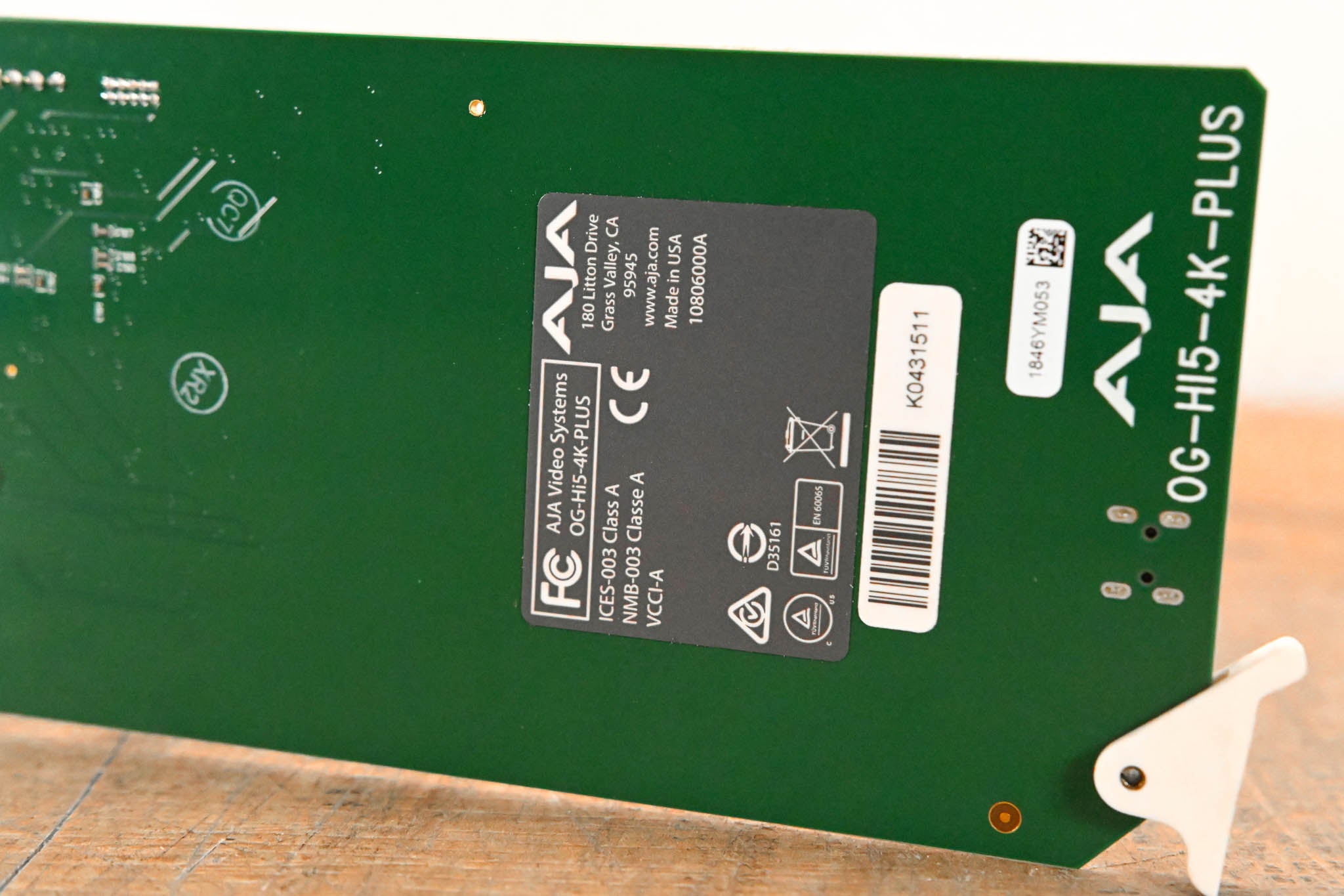 AJA OG-HI5-4K-PLUS openGear SDI to HDMI Converter
