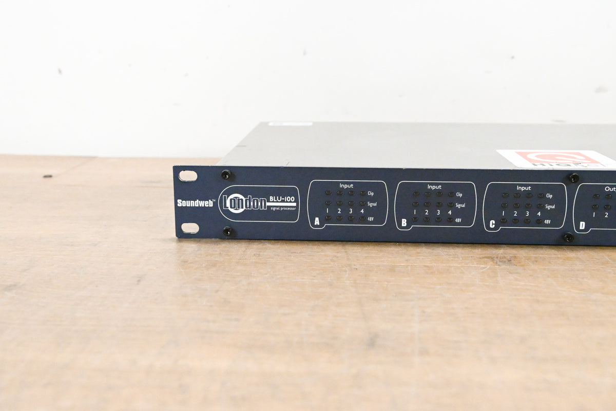 BSS London BLU-100 12x8 Signal Processor with BLU Link