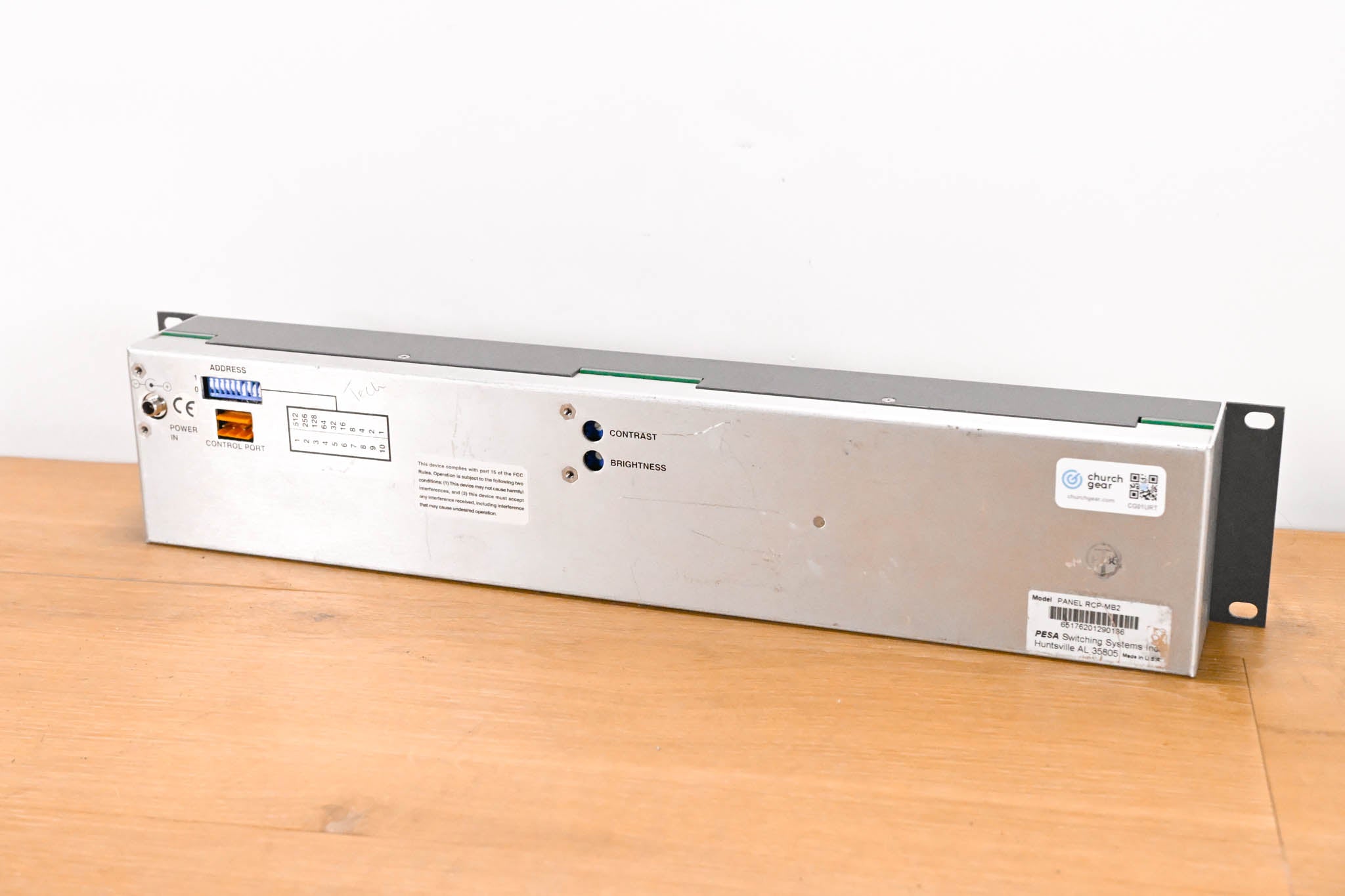 Pesa RCP-MB2 2RU Control Panel (NO POWER SUPPLY)