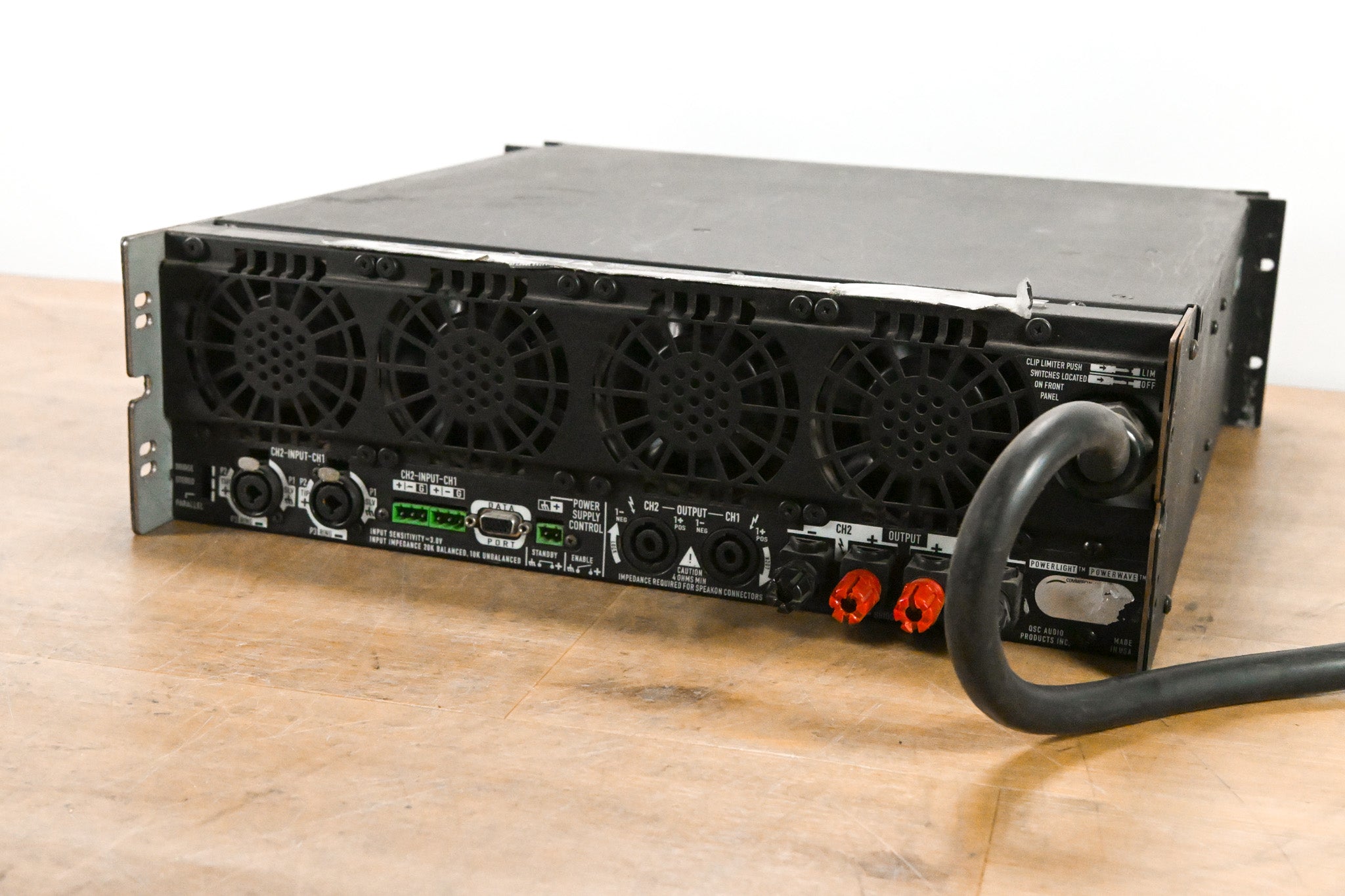 QSC PowerLight 9.0 PFC Power Factor Corrected 2-Channel Power Amplifier