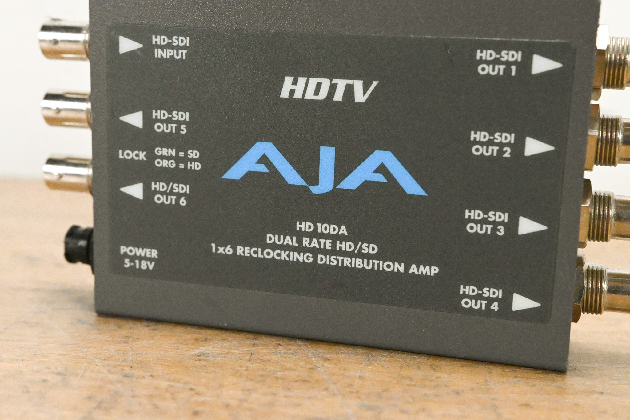 AJA HD10DA 1x6 Distribution Amplifier (NO POWER SUPPLY)