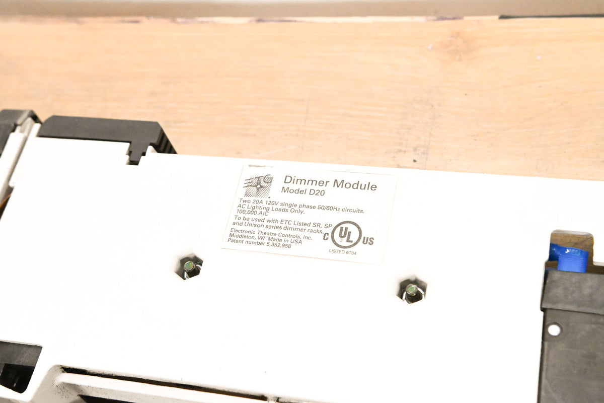 ETC D20 Dual 20A Dimmer Module (Pack of 4)