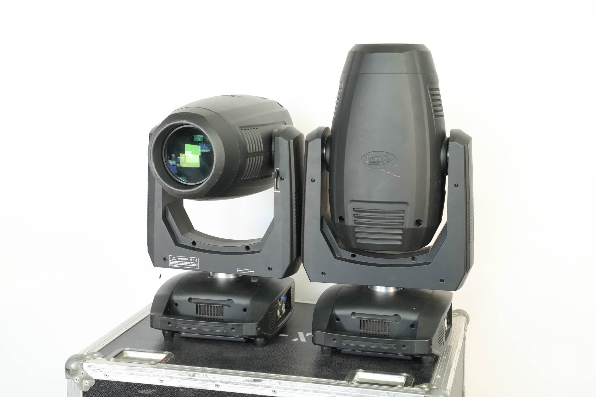 Elation Platinum HFX Hybrid 3-in-1 Moving Head Light Pair w/ Flight Case