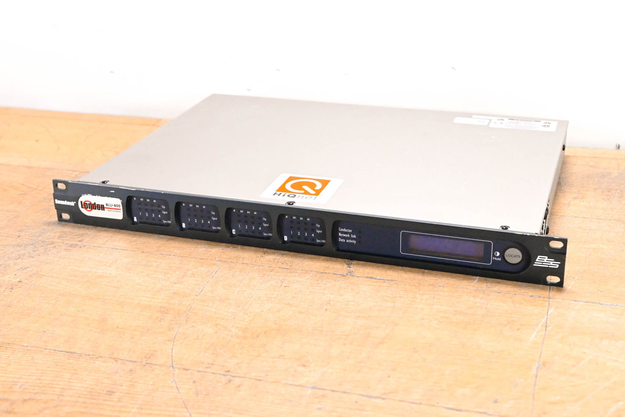 BSS London BLU-800 Signal Processor with BLU link and CobraNet