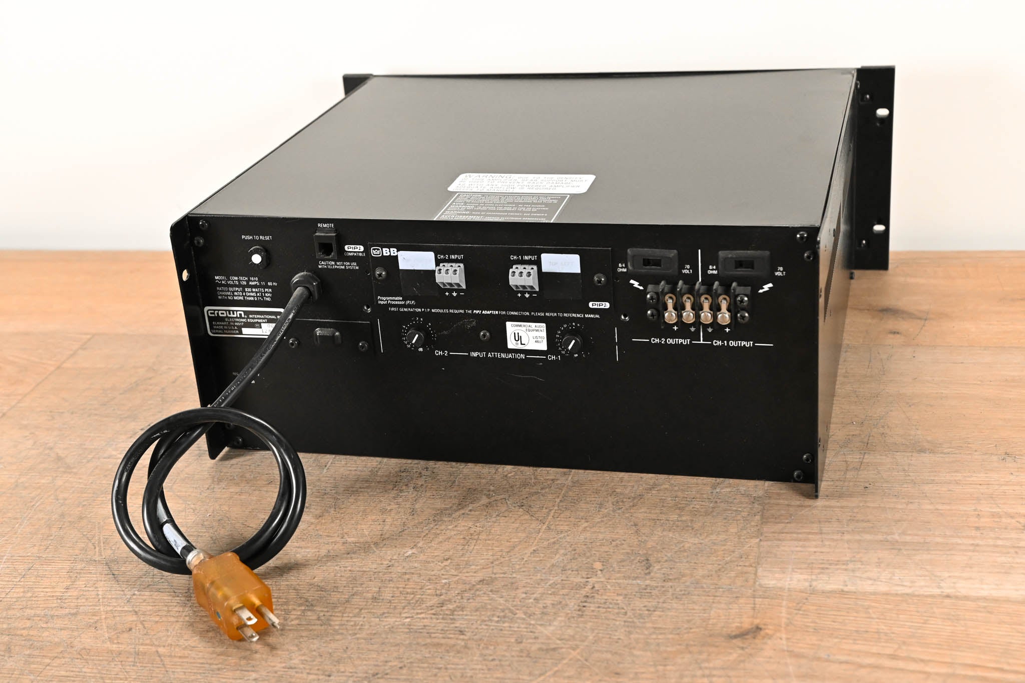 Crown Com-Tech 1610 2-Channel Power Amplifier